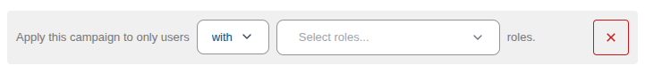 User Roles Condition
