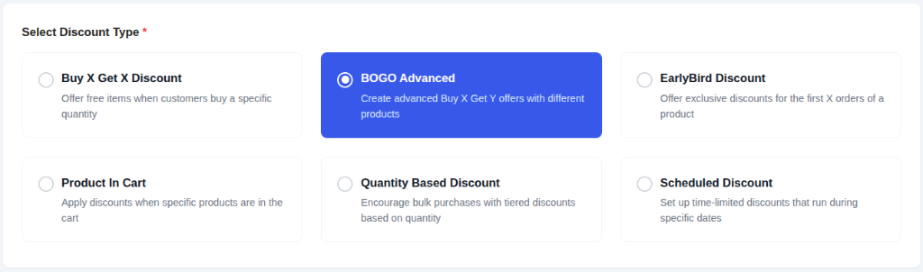 Select BOGO Advanced