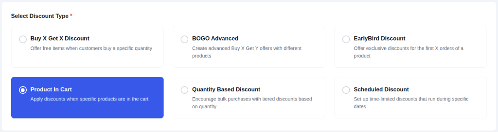 Select Campaign Type