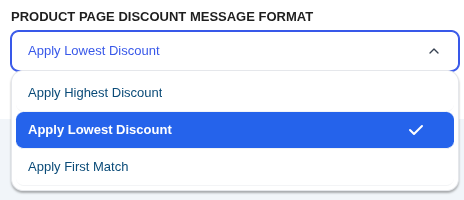 Product Priority Dropdown